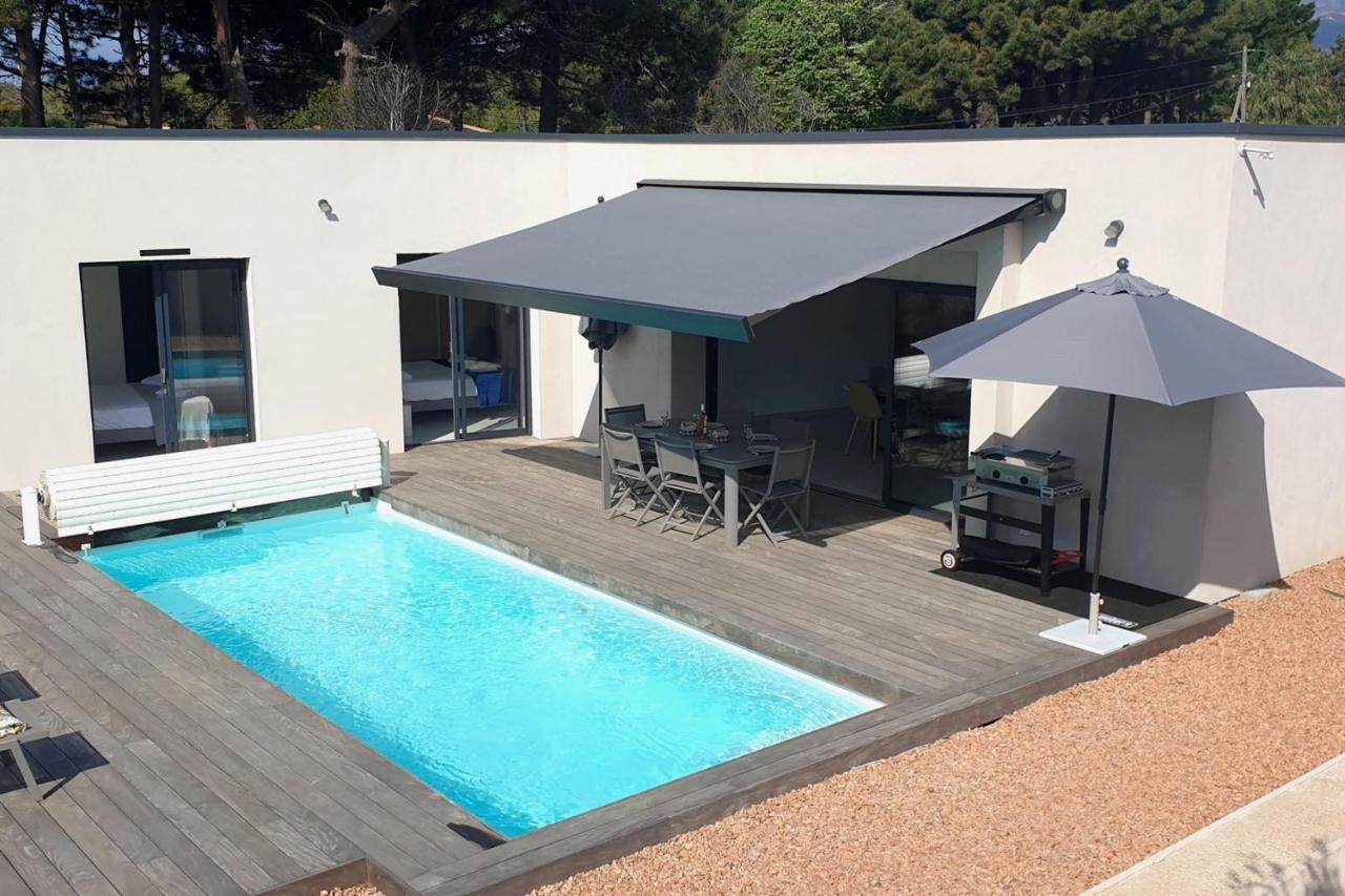 Villa Rossa 6 Pers Dans Residence Avec Piscine Chauffee Privee Lecci Exterior foto