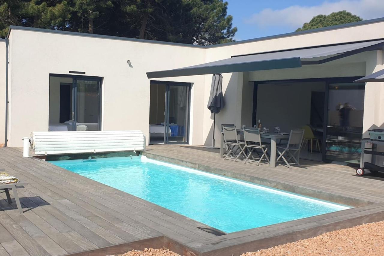 Villa Rossa 6 Pers Dans Residence Avec Piscine Chauffee Privee Lecci Exterior foto